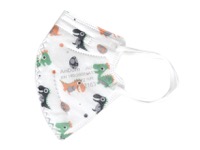 copertina di Mascherine FFP2 small ( pediatriche ) confezione da 20 pezzi tg Small Bianca - Fantasia dinosauri