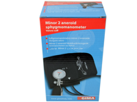 copertina di Sfigmomanometro aneroide a 2 tubi Minor 2 nero bracciale a velcro