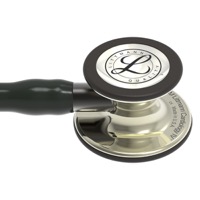 copertina di Littmann Cardiology IV 6179 stetofonendoscopio Nero Finitura Champagne