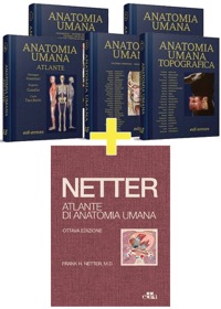 copertina di Trattato di Anatomia Umana 2021 + Atlante di Anatomia Umana ( Ristampa senza zaino ...